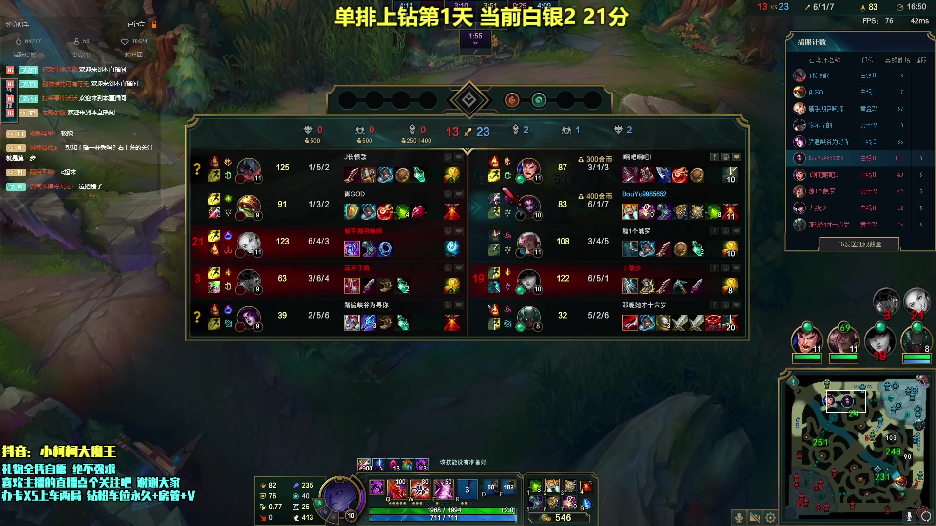 【2023-4-30 16点场】小柯柯大魔王:大家五一快乐！！