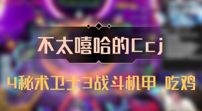 【不太嘻哈的Ccj】4秘术卫士3战斗机甲 吃鸡
