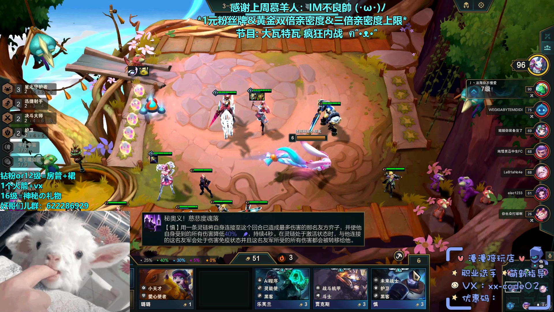【2023-05-02 01点场】请给我画一只羊：小羊：1元粉丝牌 黄金双倍亲密度⭐