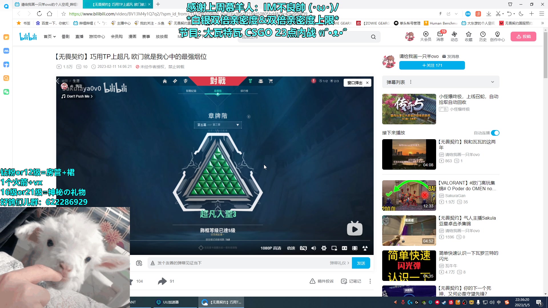 【2023-05-05 21点场】请给我画一只羊：小羊：烟位天花板 甜妹教科书⭐