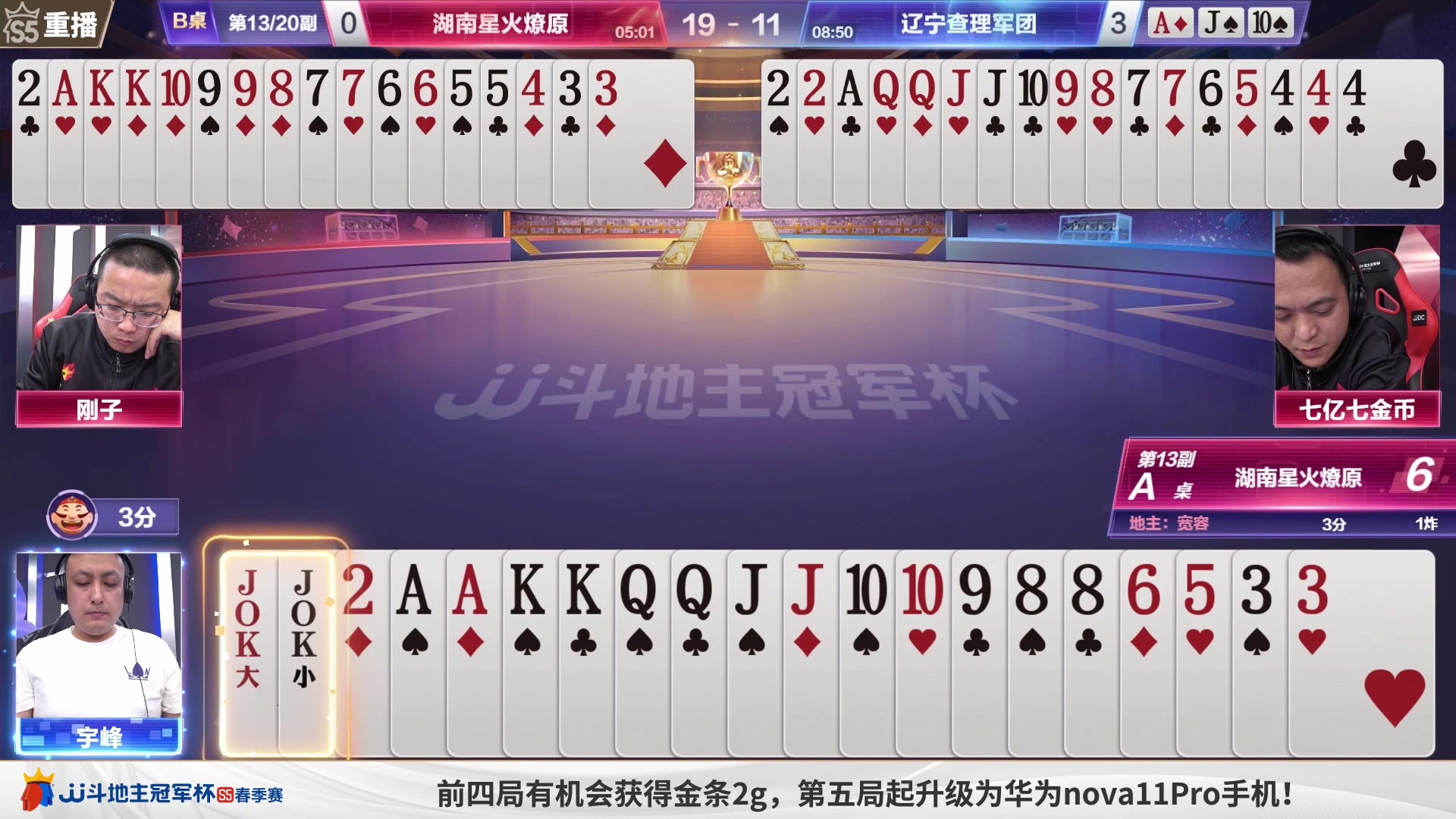 【2023-05-06 00点场】JJ斗地主官方：5月6日，S5春季赛8强赛开打