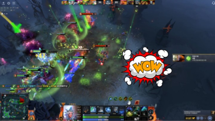 得意洋洋dota2五号位冰女水晶室女躺赢mvp竟然