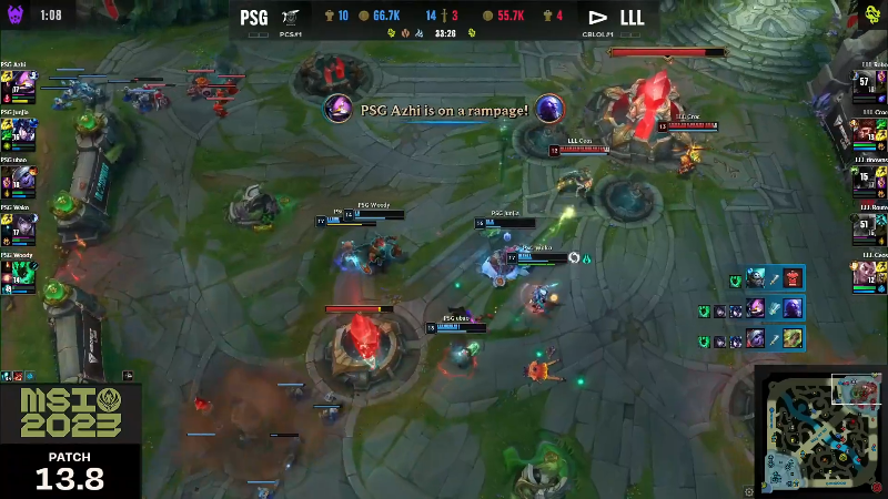 【英雄联盟】英雄联盟赛事的精彩时刻 20230507 00点场