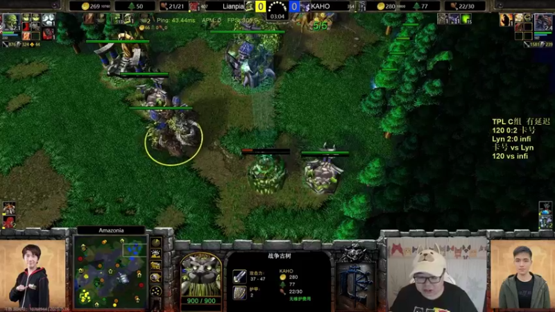 【TED出品】TPL C组胜决 Lyn vs 卡号 105分的发挥