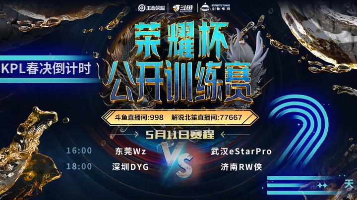 武汉eStar vs 东莞Wz 荣耀杯训练赛