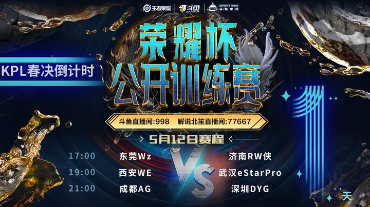 东莞Wz vs 济南RW侠 荣耀杯公开训练赛