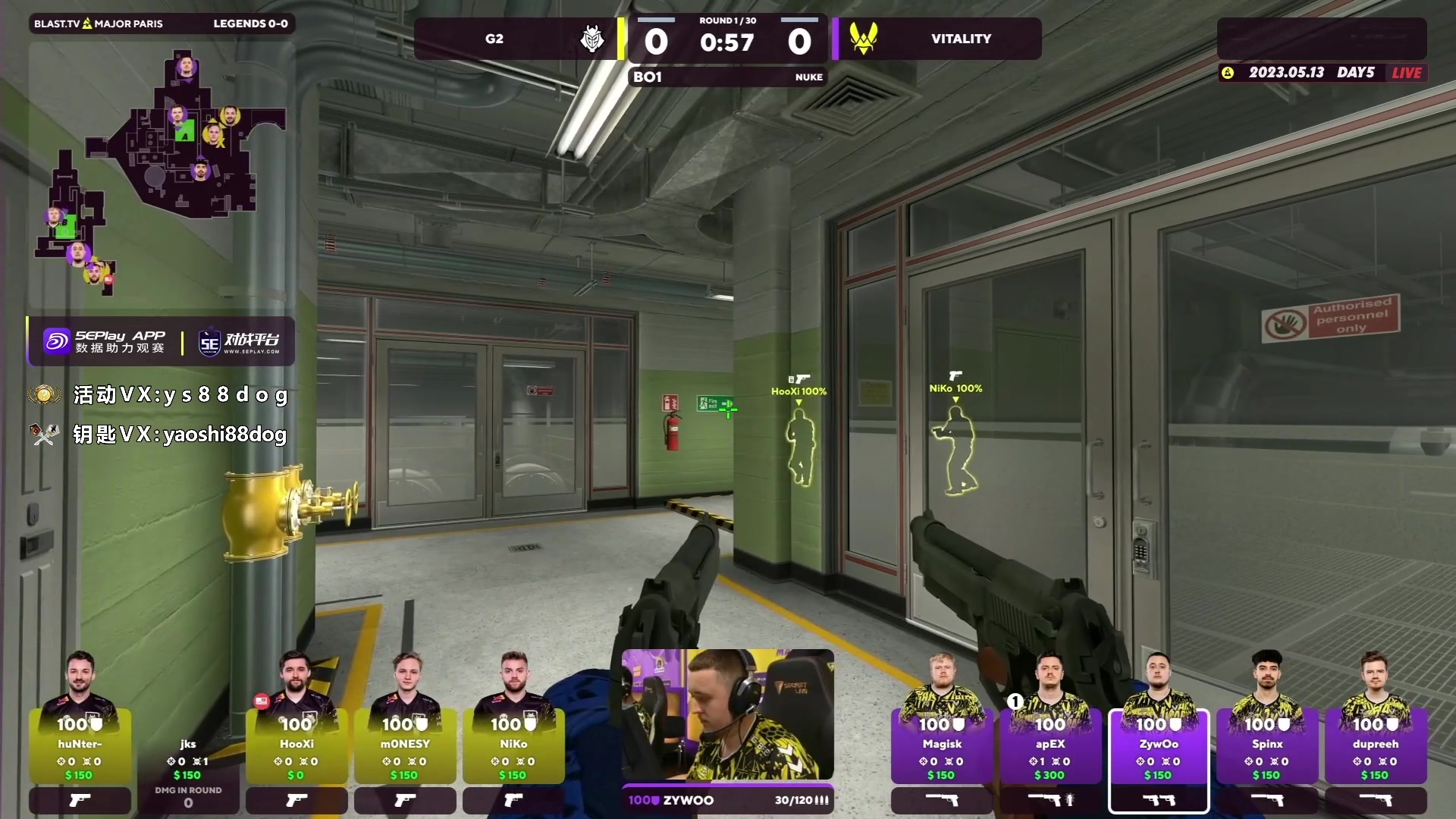 【2023-05-13 20点场】CSGO百岁三：钻粉四倍卡 ENCE vs BNE