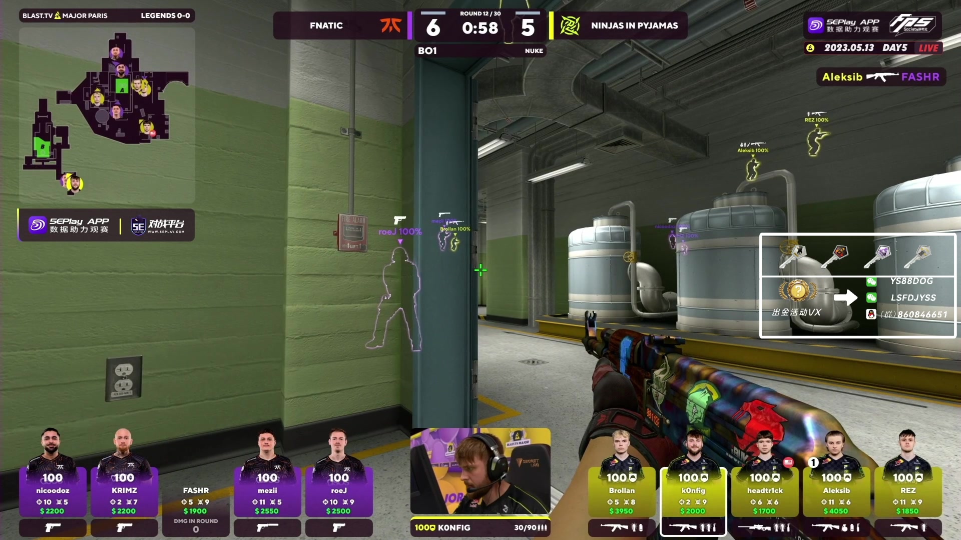 【2023-05-13 18点场】sakula吴润波：NAVI G2 小蜜蜂悉数登场MAJOR