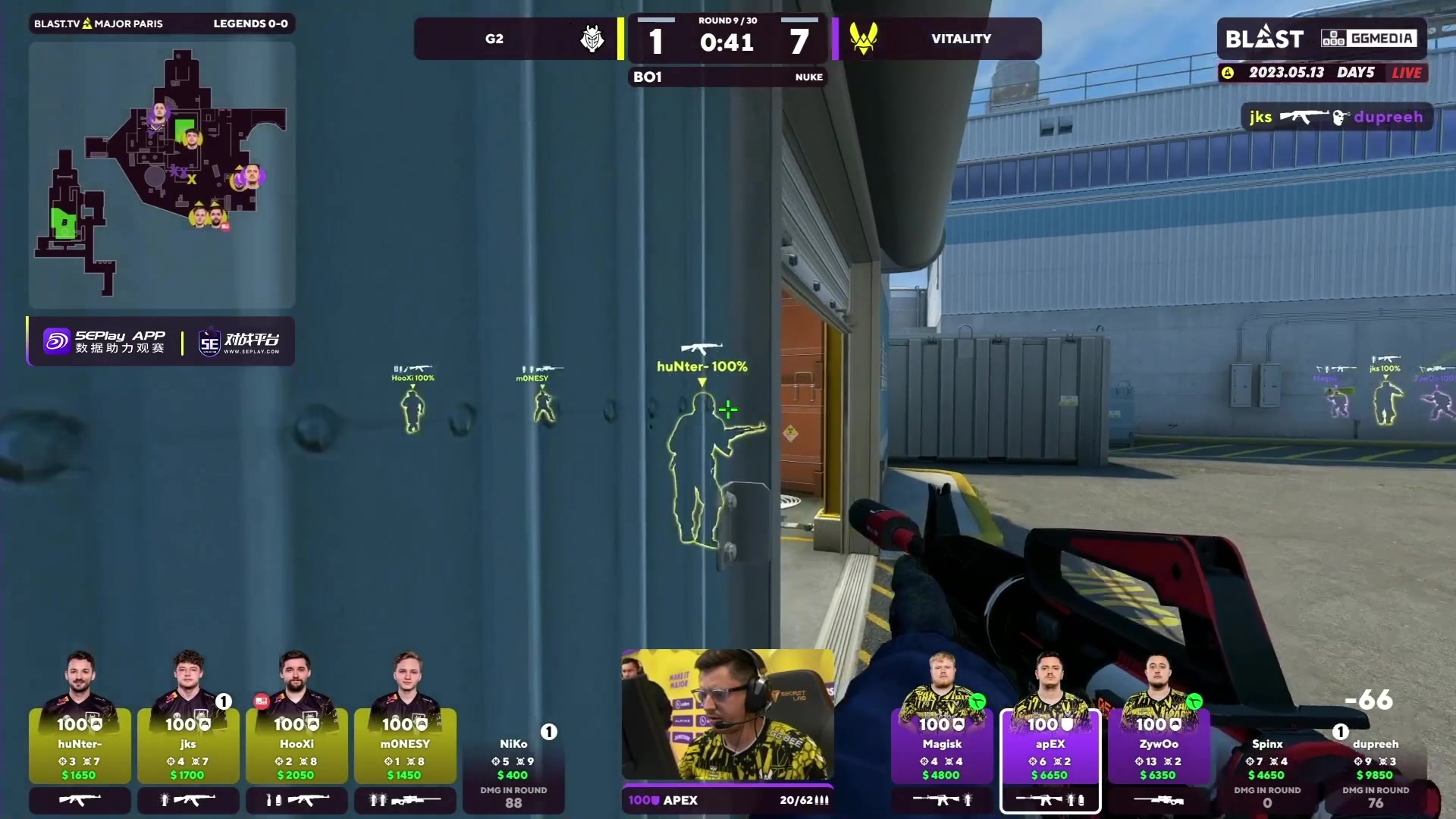 【2023-05-13 20点场】sakula吴润波：NAVI G2 小蜜蜂悉数登场MAJOR