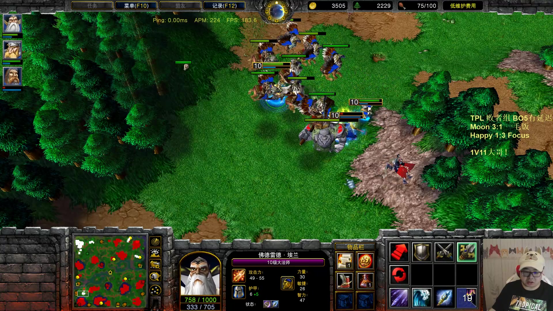 【2023-05-12 22点场】War3TeD：【直播中】7点TPL 败者组 木嗨登场