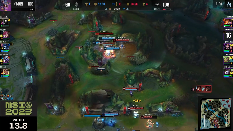 【英雄联盟】英雄联盟赛事的精彩时刻 20230513 10点场