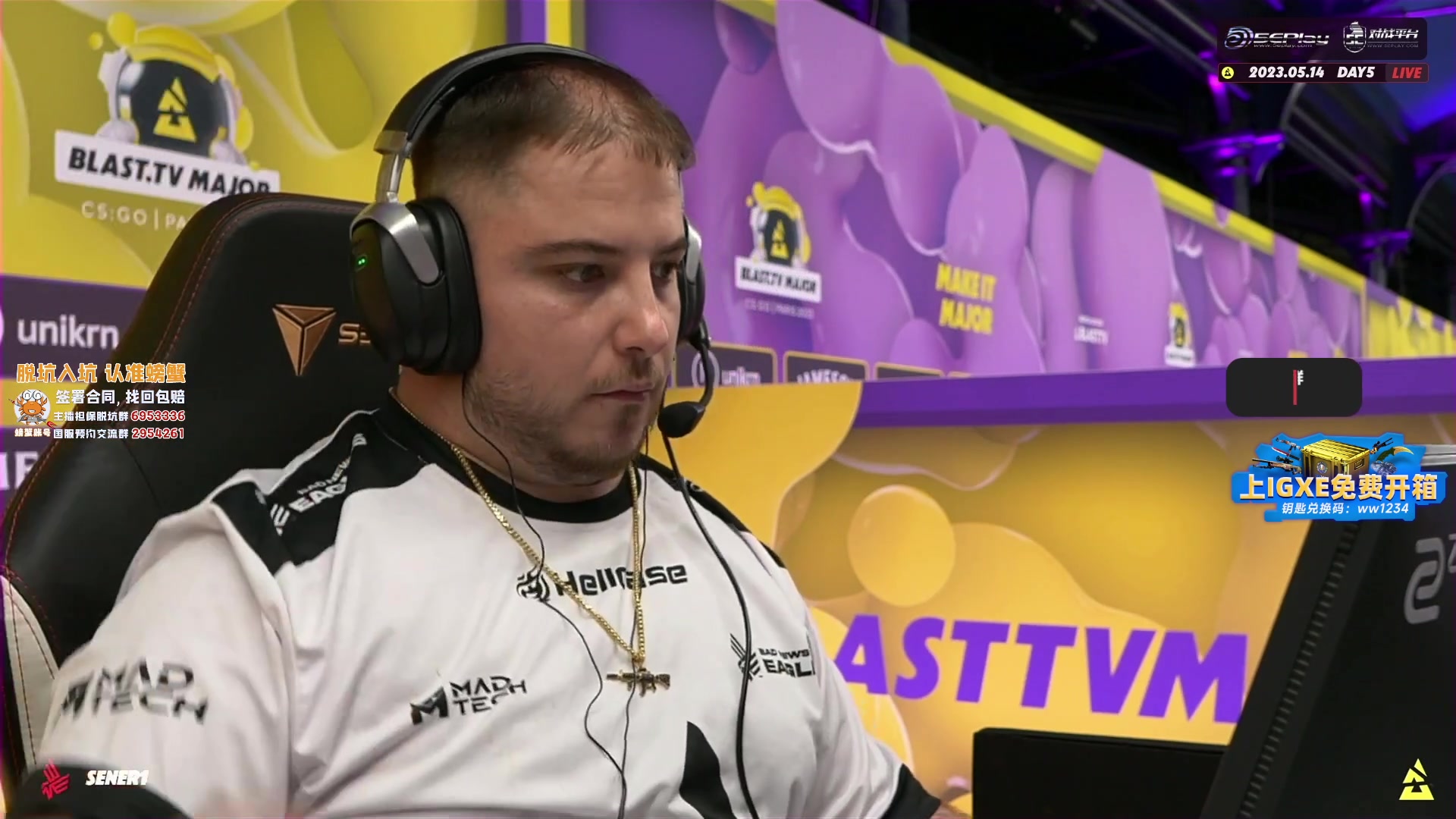 【2023-05-14 03点场】CSGO解说伟伟：Navi VS Liquid BO1