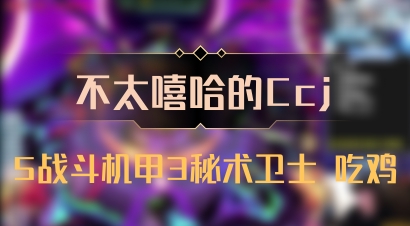 【不太嘻哈的Ccj】5战斗机甲3秘术卫士 吃鸡