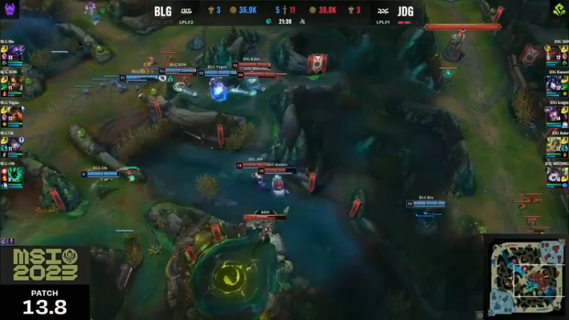 2023季中冠军赛BLG VS JDG，再现打龙毁一生啊