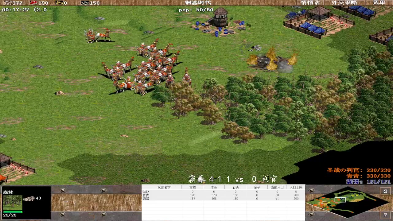 霸哥 4-1 3 vs  2 判官