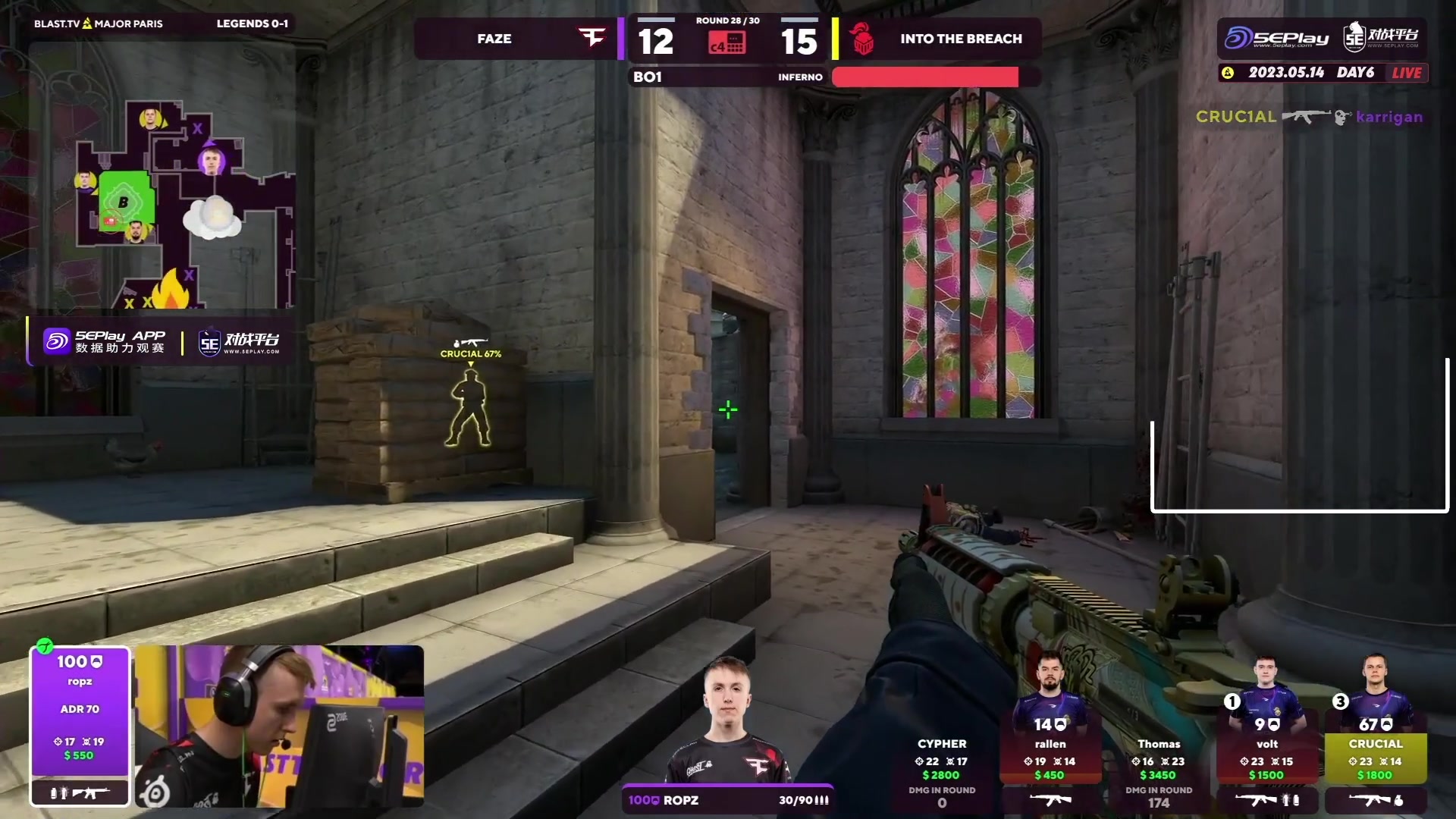 【2023-05-14 04点场】sakula吴润波：NAVI G2 小蜜蜂悉数登场MAJOR