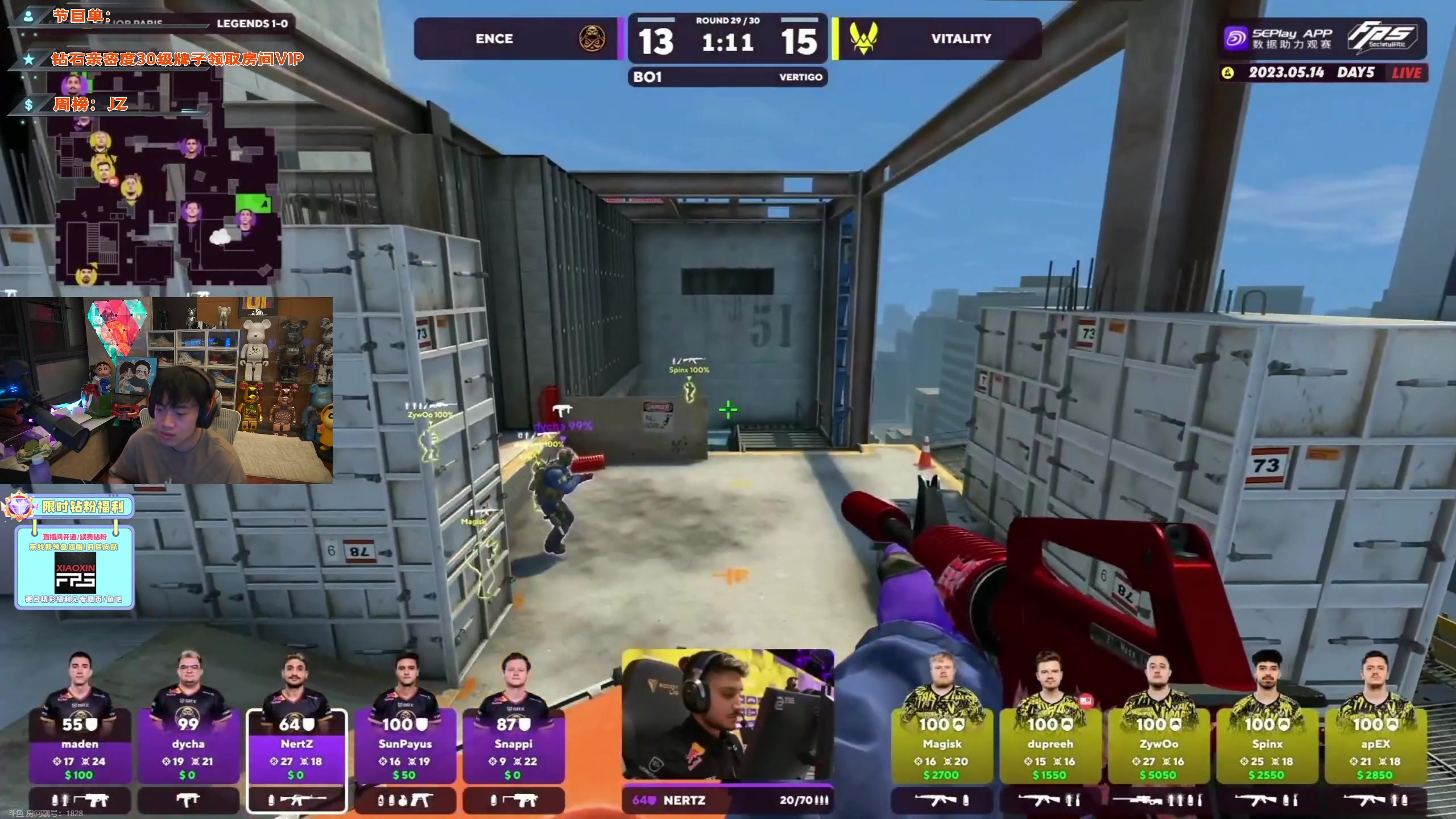 【2023-05-14 01点场】imxiaoxin：【✘-✘】回来啦！