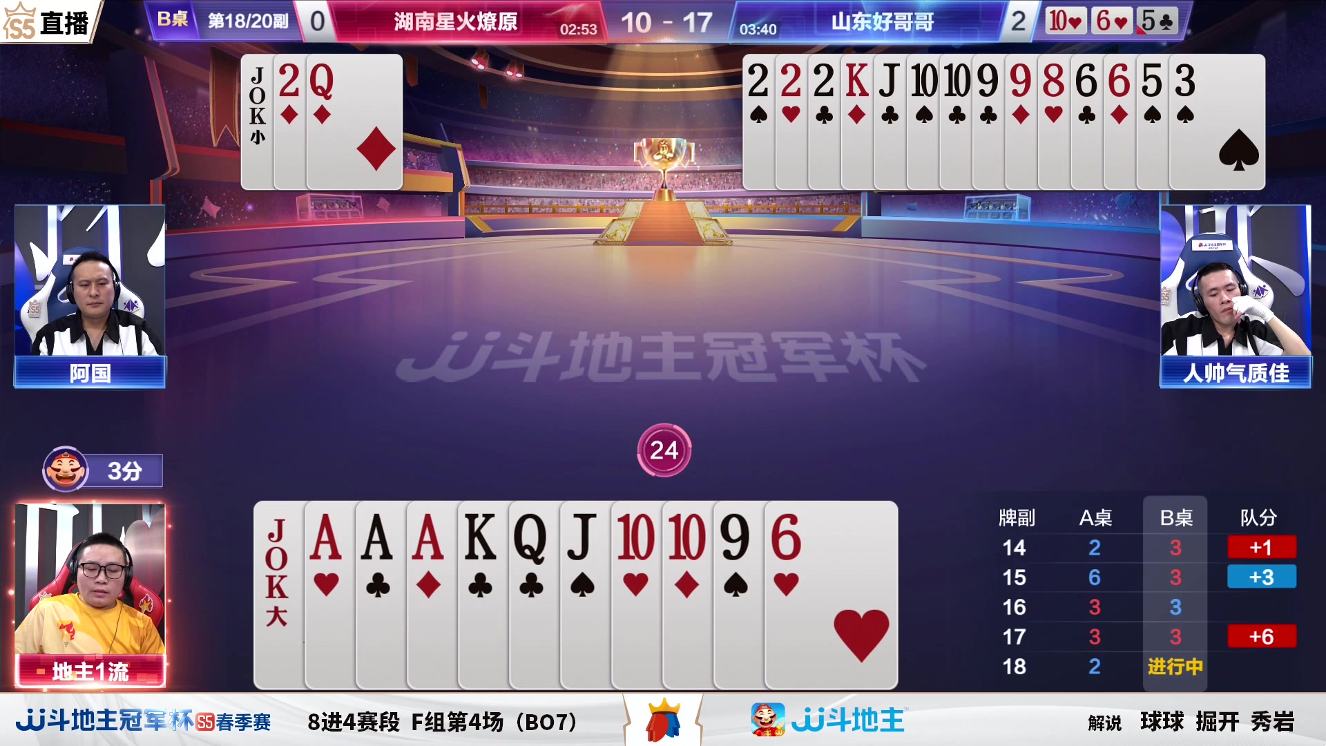 【2023-05-15 19点场】JJ斗地主官方：【观赛赢金条】冠军杯直播中