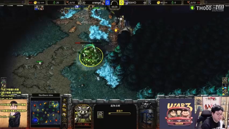 【000解说】TPL S1 5月月赛-C组小组赛-Kaho vs 120-BO3 #1