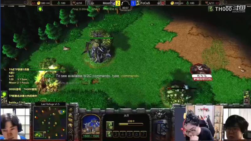 TPL  S1  5月月赛-4进3-Moon  vs  Focus-BO5  #4