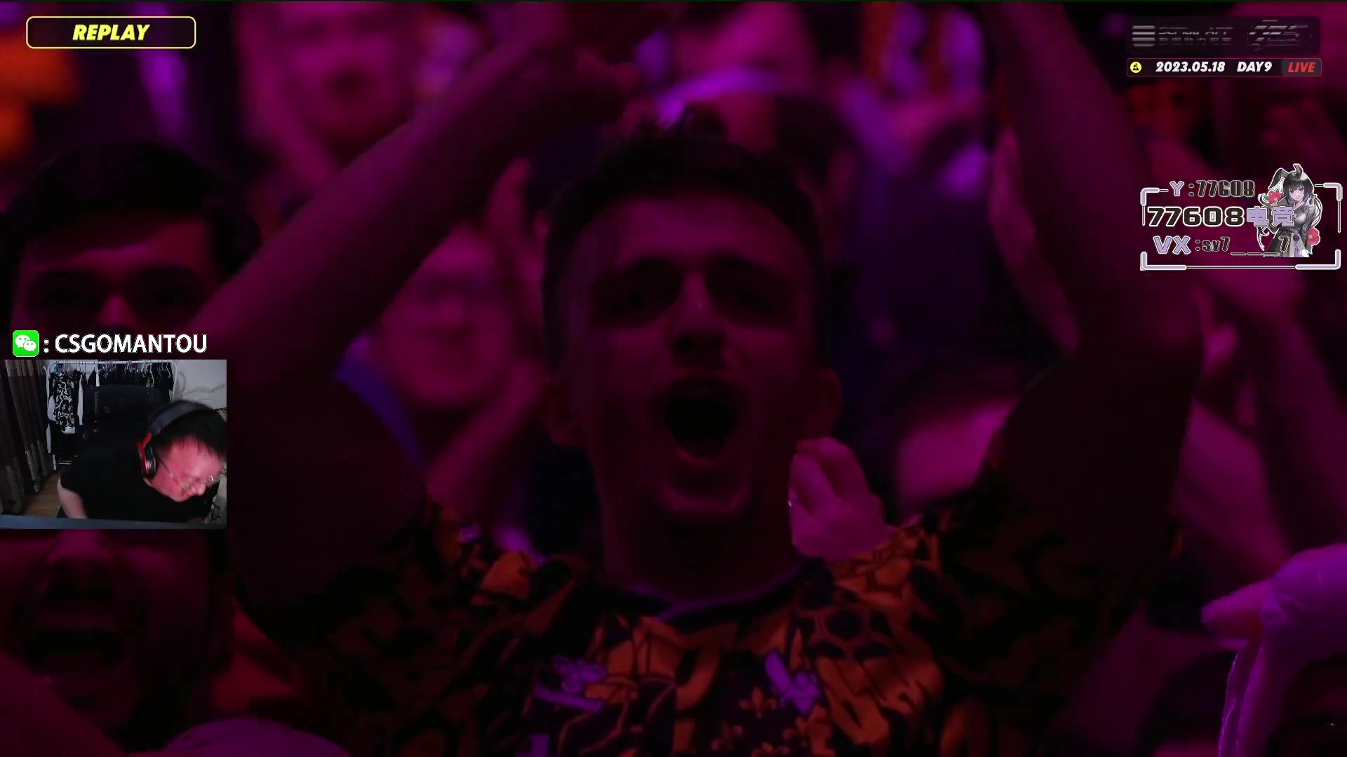 【2023-05-18 21点场】CSGO馒头：9点FAZEX队12点小蜜蜂