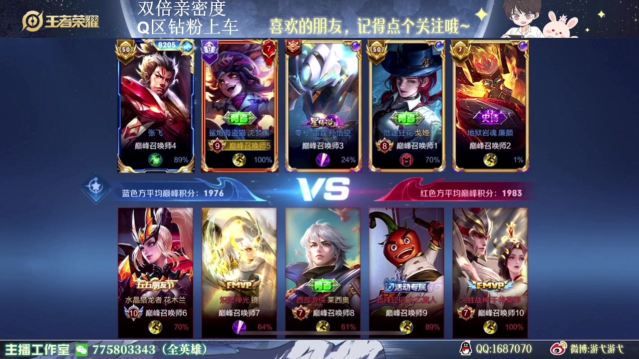 【2023-05-20 17点场】游弋：荣耀局单排 大家520快快乐乐