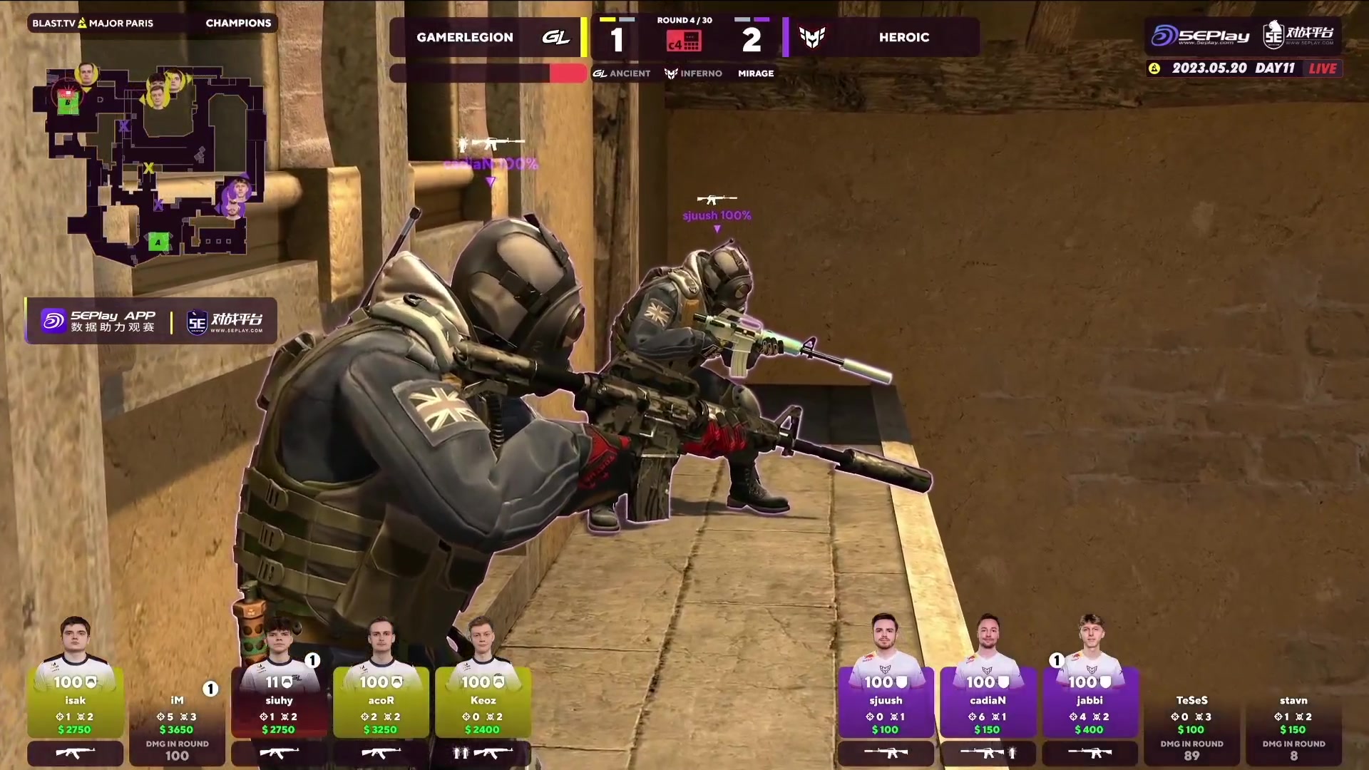 【2023-05-20 23点场】CSGO馒头：聊天听歌看比赛