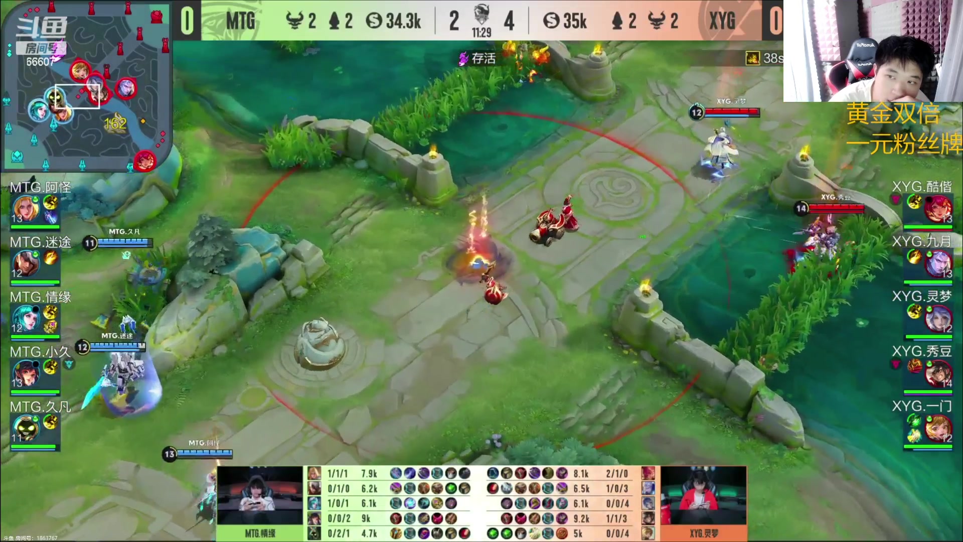 【2023-05-21 18点场】YTG丶落幕：黄金双倍KPL席位赛HI VS TCG