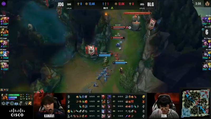 2023季中冠军赛JDG中野抓中好秀