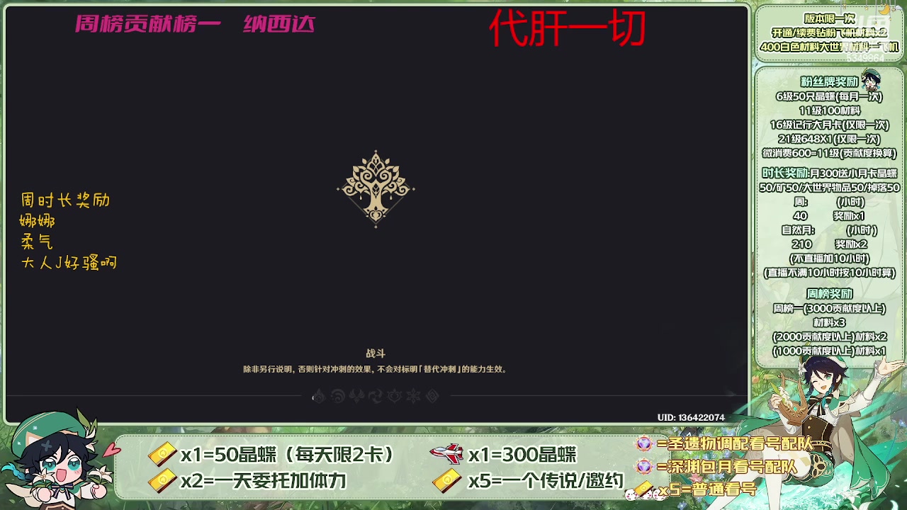 【2023-05-21 08点场】请叫我总攻大人丶：看号/深渊/探图/钓鱼/日常/晶蝶/打牌