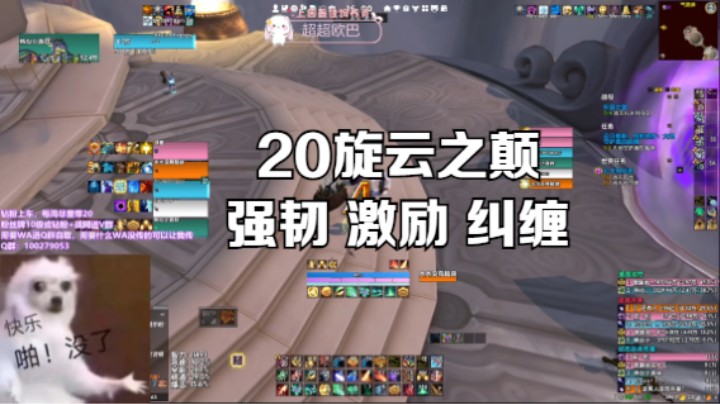 【魔兽世界】20旋云之颠 强韧 激励 纠缠