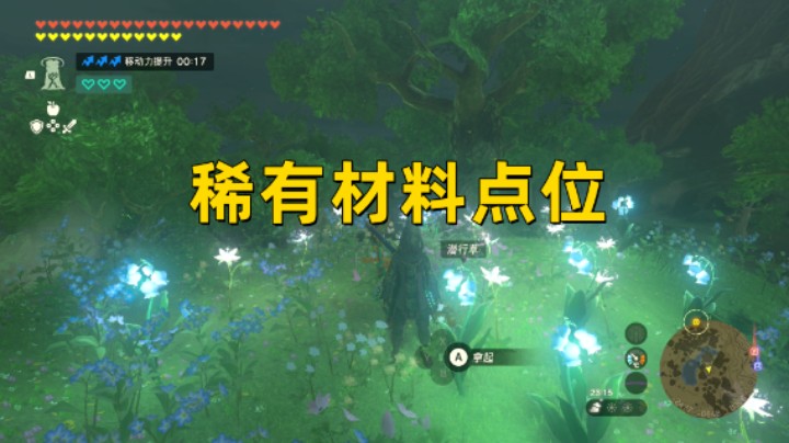 【王国之泪】大生命松露/生命大萝卜/金苹果/毅力胡萝卜/潜行草/宁静公主/古代之刃获取