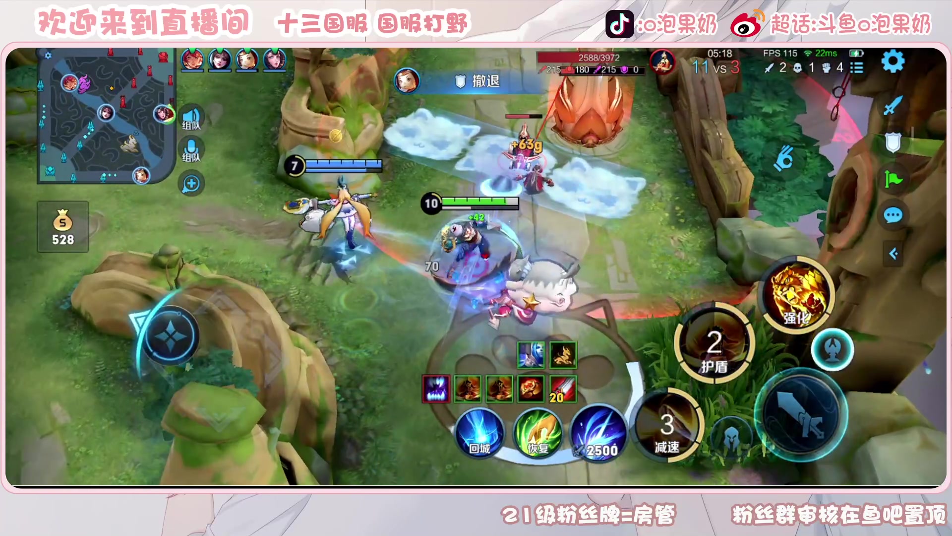 【2023-05-24 14点场】O泡果奶1111：老虎低星排位