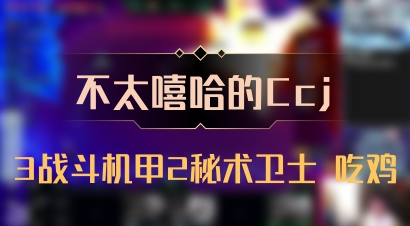 【不太嘻哈的Ccj】3战斗机甲2秘术卫士 吃鸡