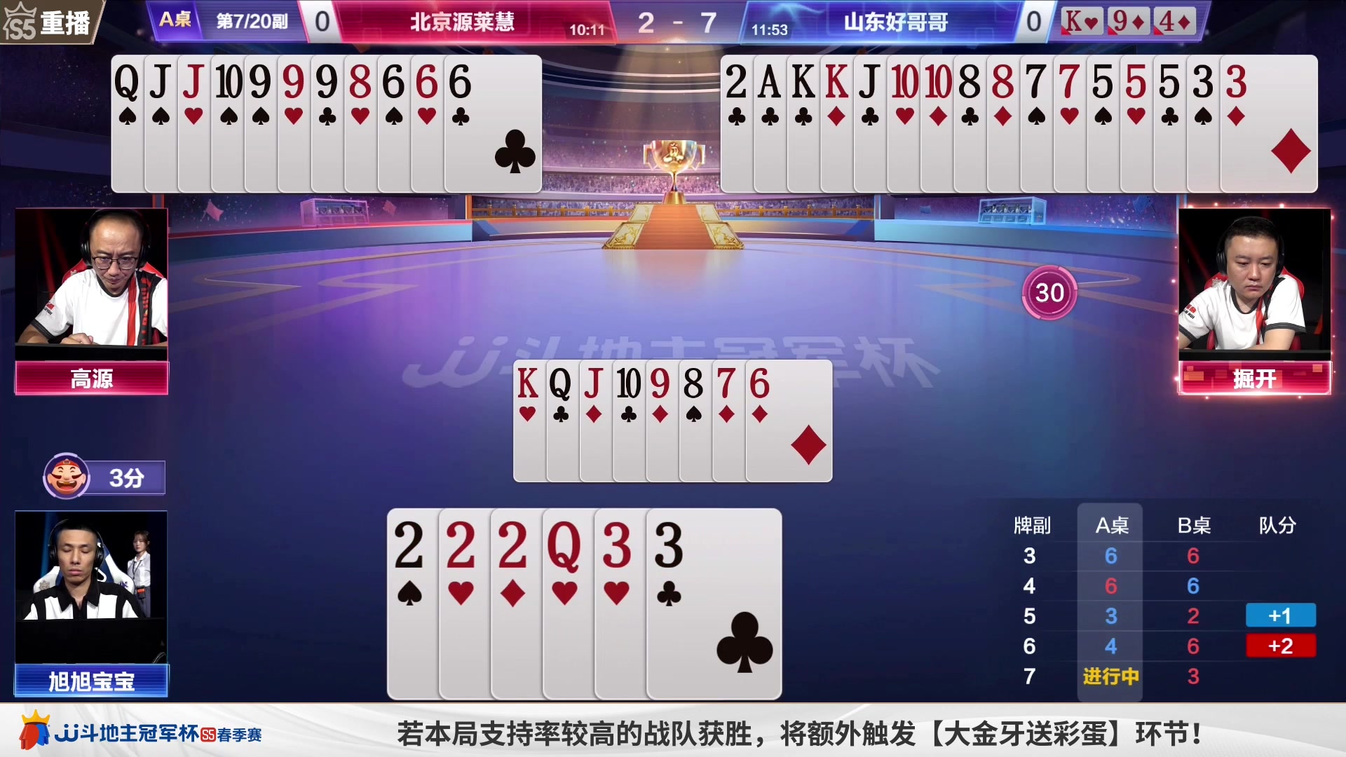 【2023-05-24 22点场】JJ斗地主官方：周四18点，海南四海VS好哥哥