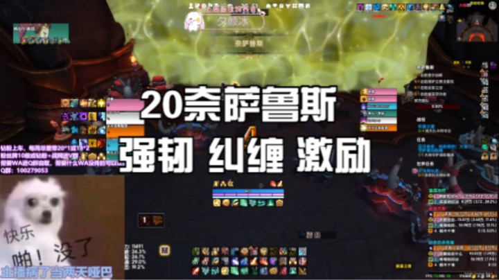 【魔兽世界】20奈萨鲁斯 强韧 纠缠 激励