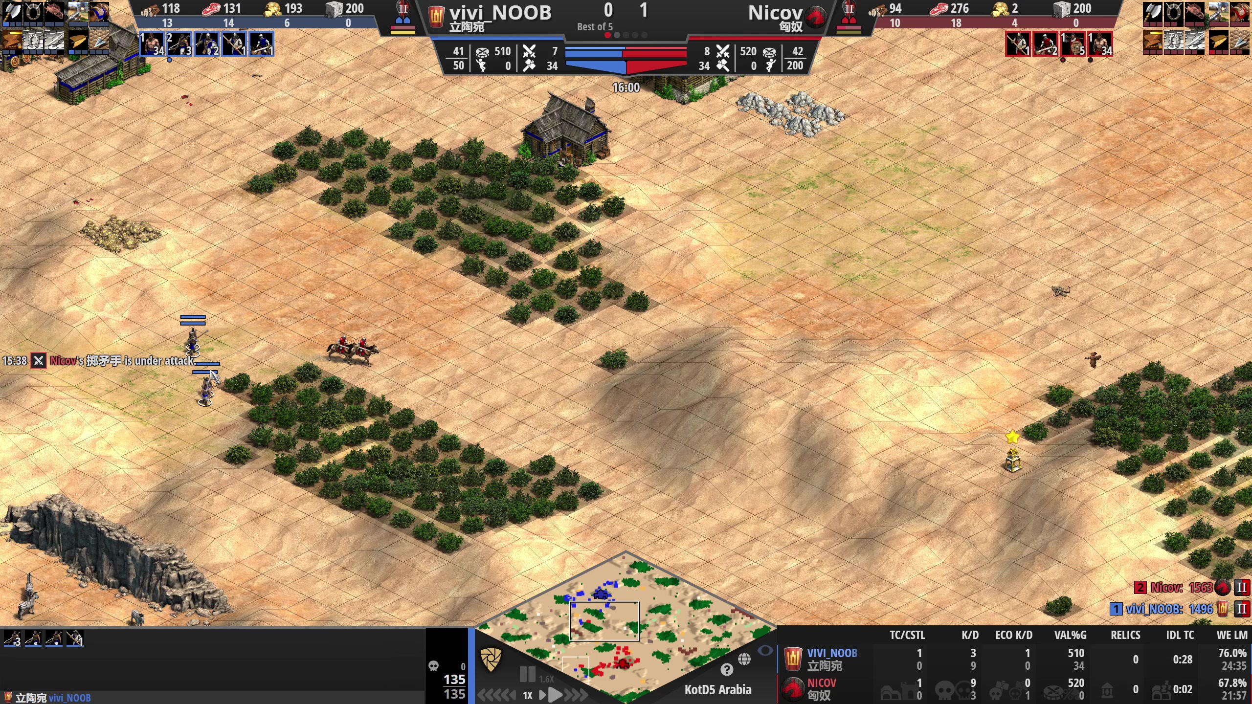 【2023-05-25 00点场】帝国时代猜火车Yo：10点VDS对战MBL，龙老师第二场