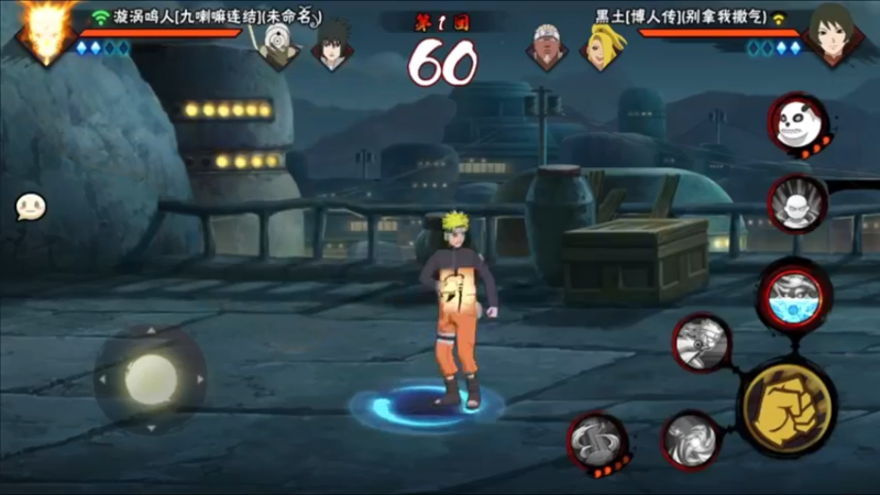 九喇嘛鸣人削弱后的实战！太有操作辣！