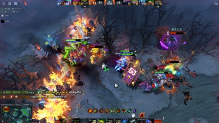 得意洋洋DOTA2中单屠夫帕吉mvp杀翻全场哈哈哈，竟然有个四号位幽鬼ug来搞，上来就举报了
