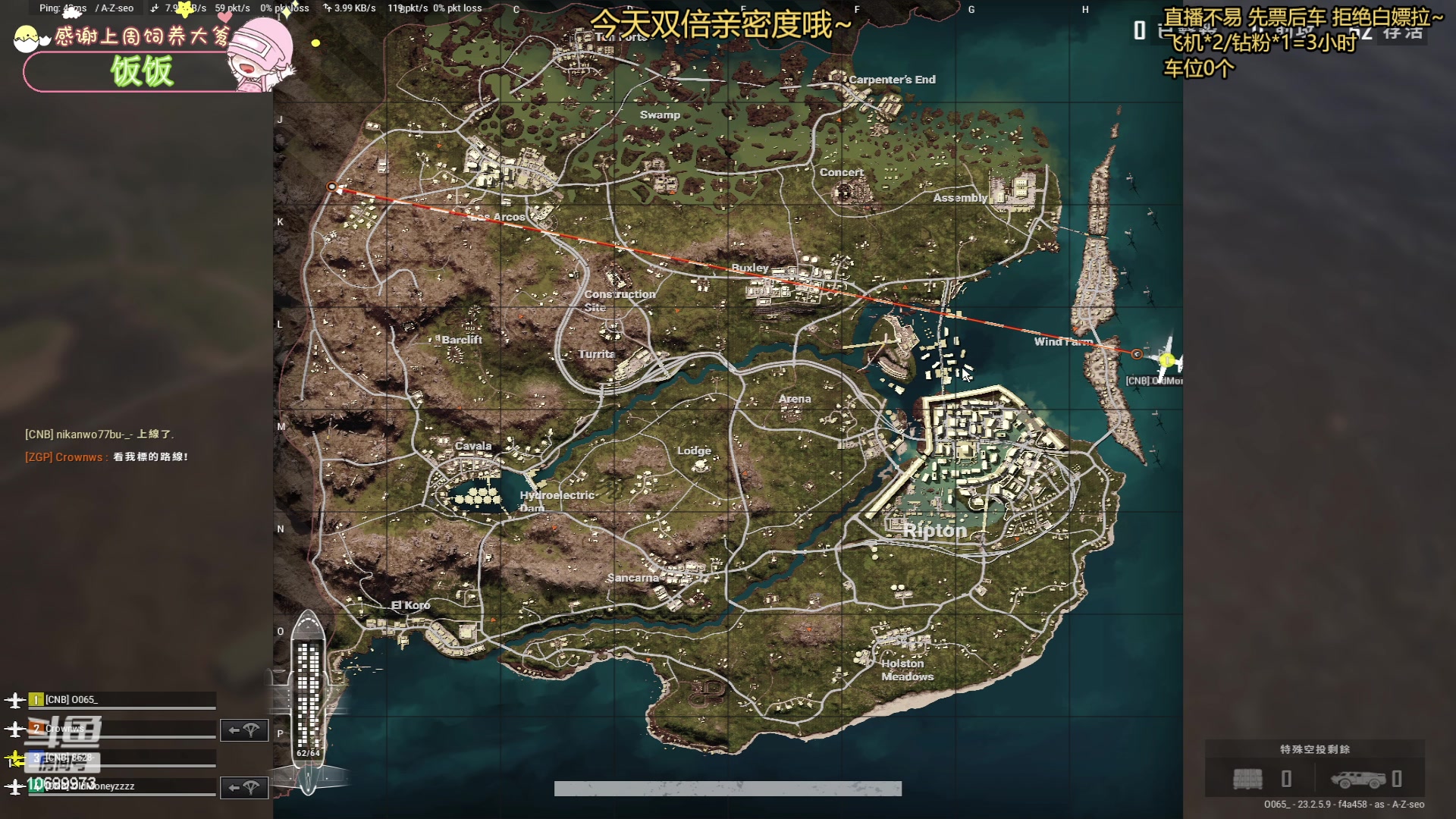 【2023-05-27 01点场】花桑丶065：【双倍】千场kd3+猛妹