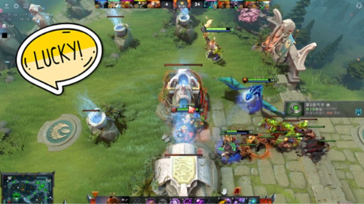 得意洋洋活久见DOTA2五号位巫医莫名其妙躺mvp哈哈哈