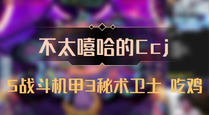 【不太嘻哈的Ccj】5战斗机甲3秘术卫士 吃鸡