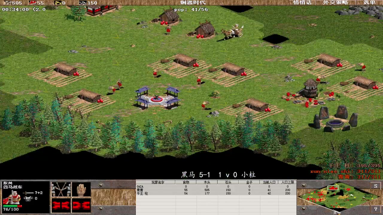 黑马 5-1  2 v 4 小柱