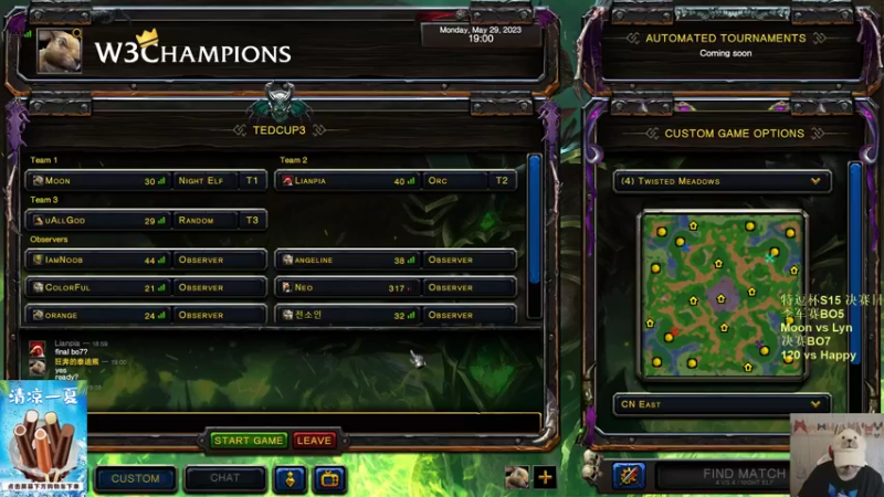 【TED出品】特逗杯S15季军赛 Moon vs Lyn 上 死战方休