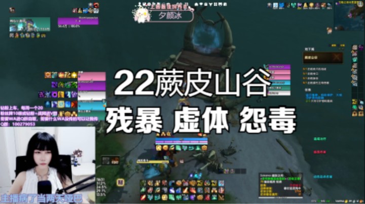 【魔兽世界】22蕨皮山谷 残暴 虚体 怨毒