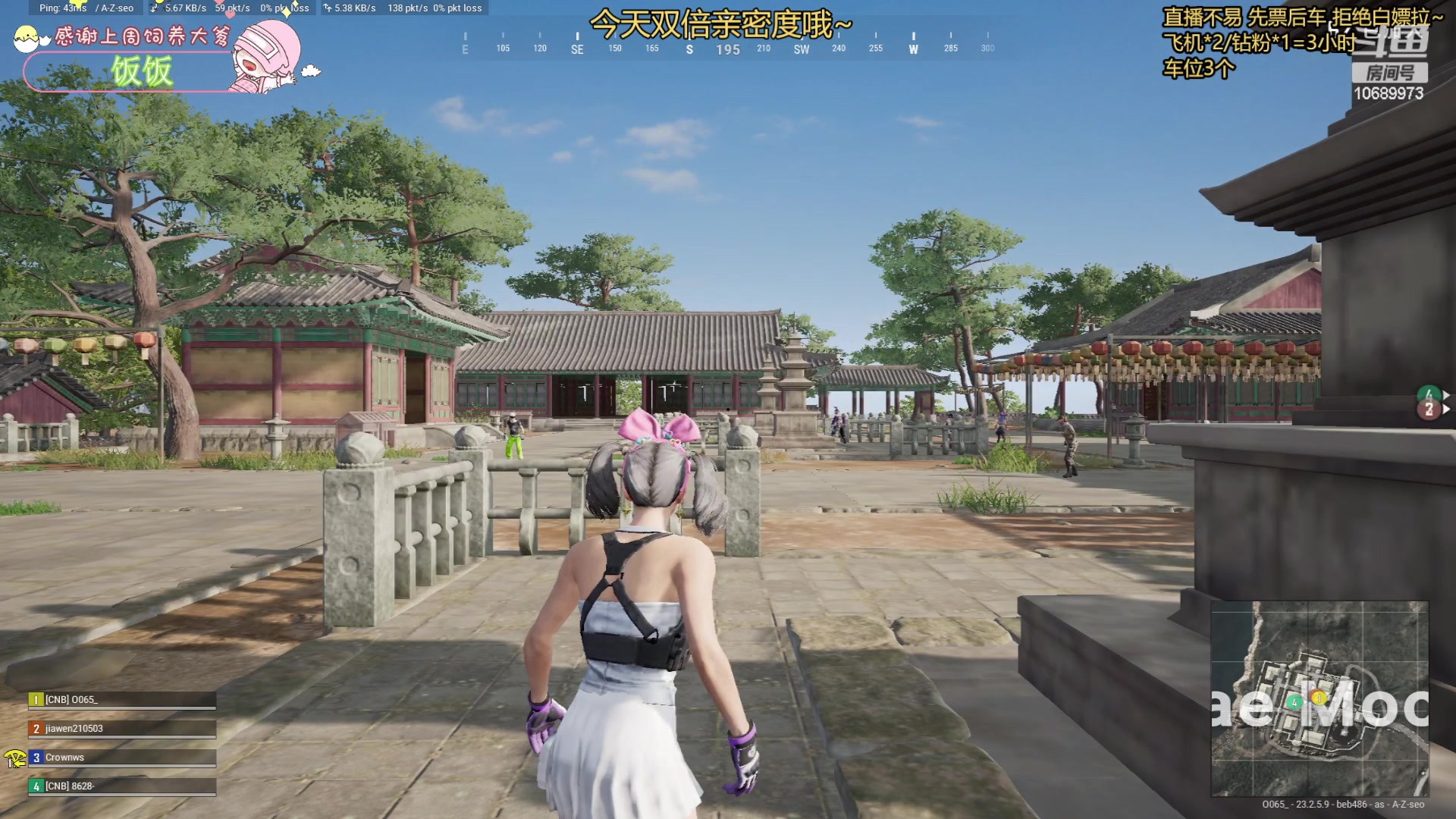 【2023-05-28 22点场】花桑丶065：【双倍】千场kd3+猛妹