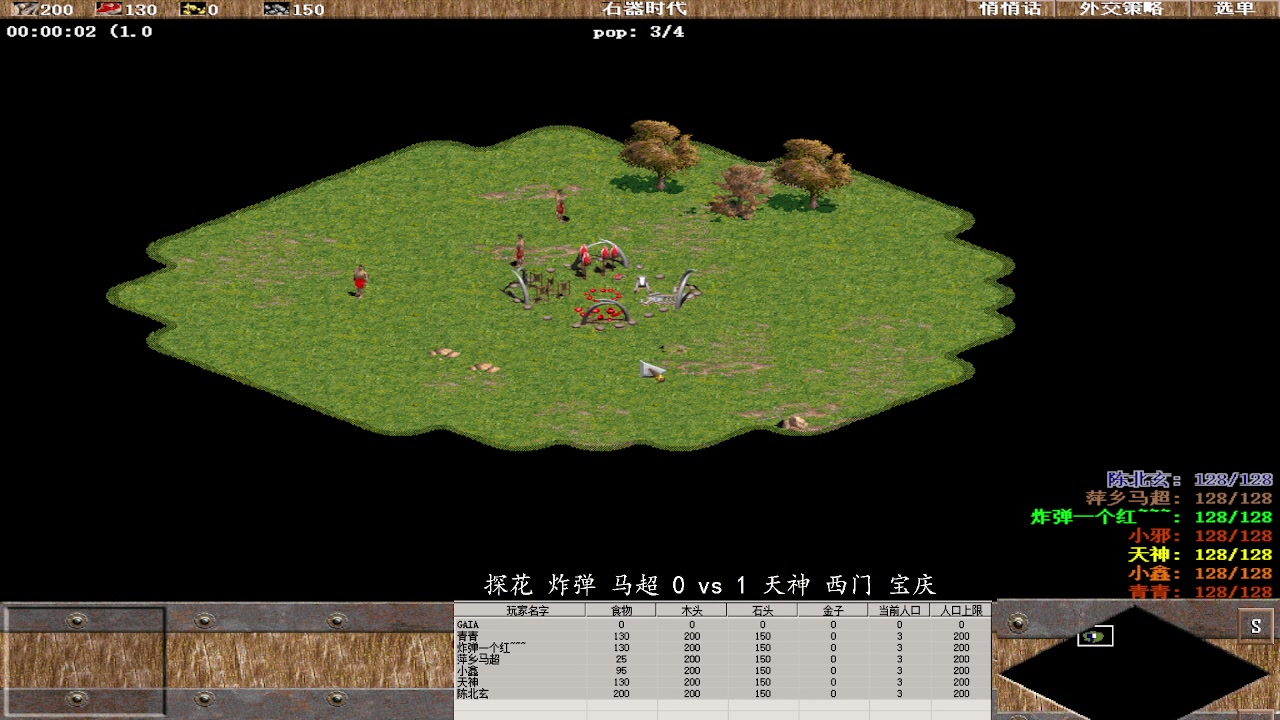 探花 炸弹 马超 1 vs 3 天神 西门 宝庆