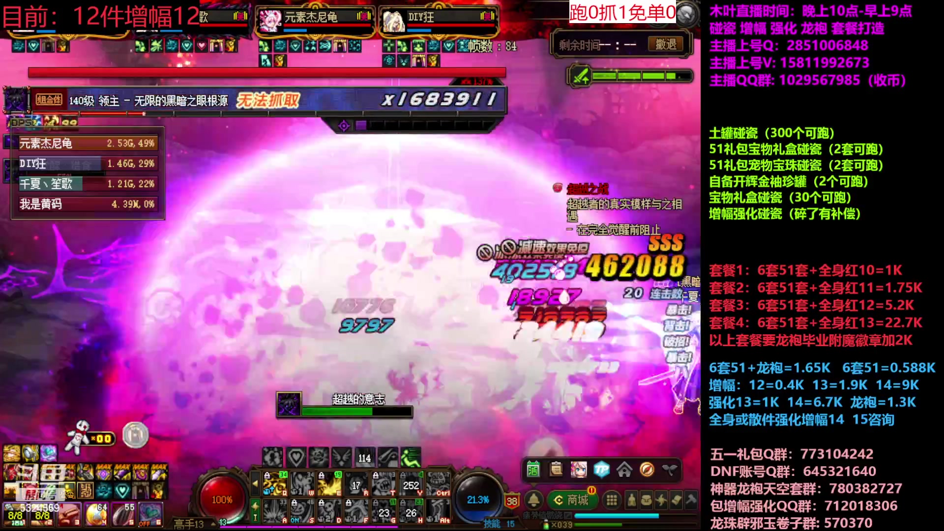 【2023-06-01 18点场】DNF木叶剑心：二台:五一碰瓷增幅龙袍强化打造