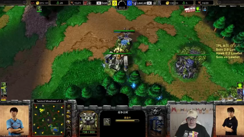 【TED出品】TPL A组胜决 Lawliet vs Soin 建筑直接摆脸上