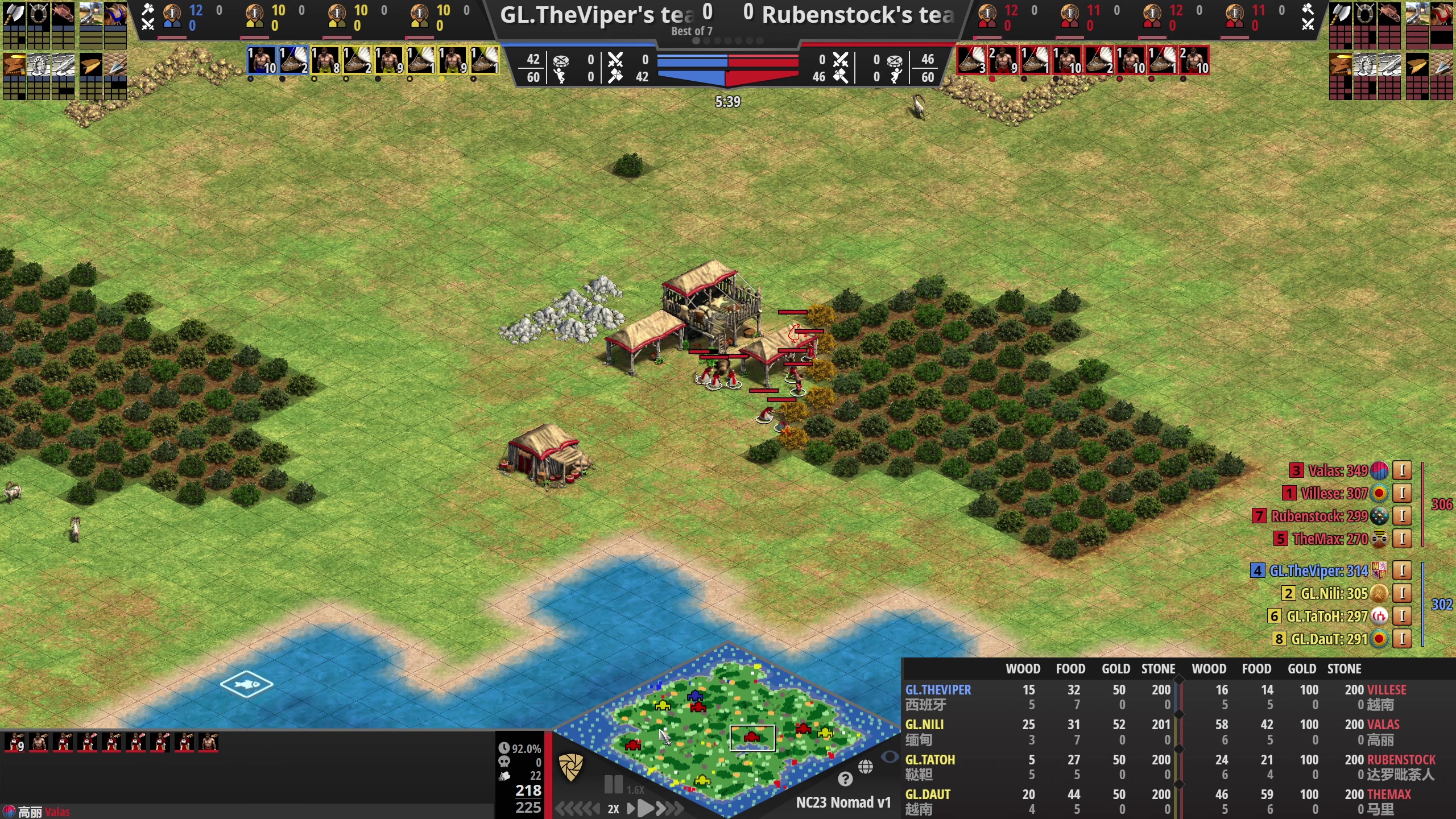 【2023-06-04 22点场】帝国时代猜火车Yo：[双倍]斗鱼杯GL VS Suomi